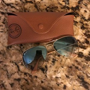 Blue gradient RayBans!!